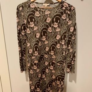 Tory Burch, floral dropped waist dress